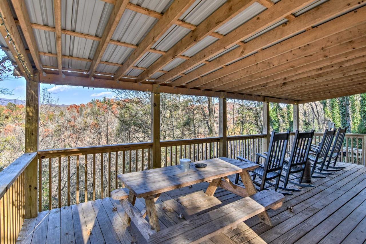 Natures Retreat With Hot Tub 7 Mi To Bryson City Whittier Exterior photo