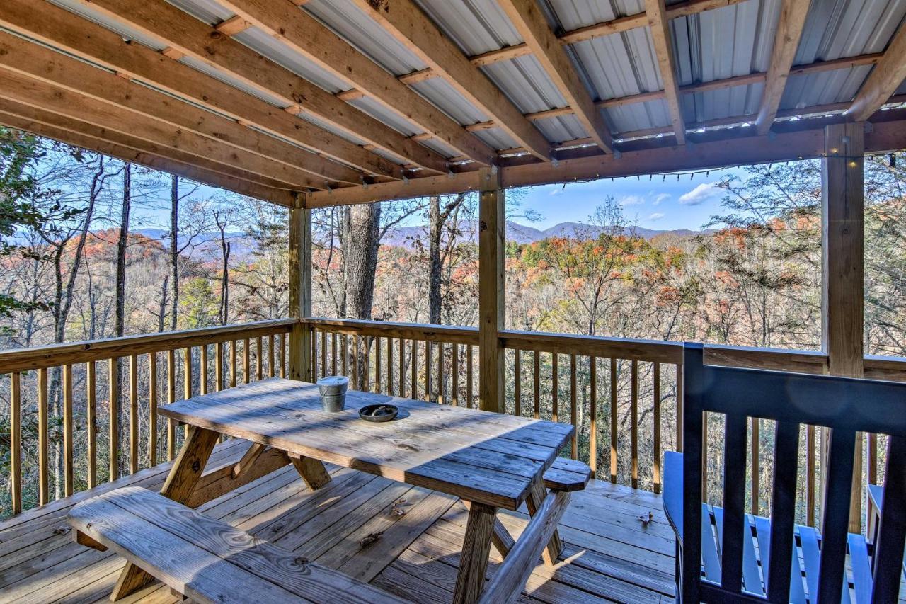 Natures Retreat With Hot Tub 7 Mi To Bryson City Whittier Exterior photo